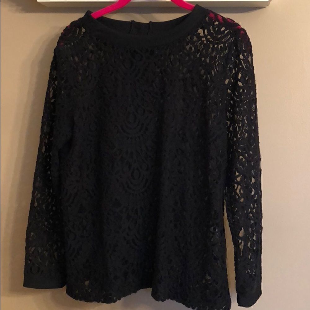 Banana Republic Lace Pullover Sweater